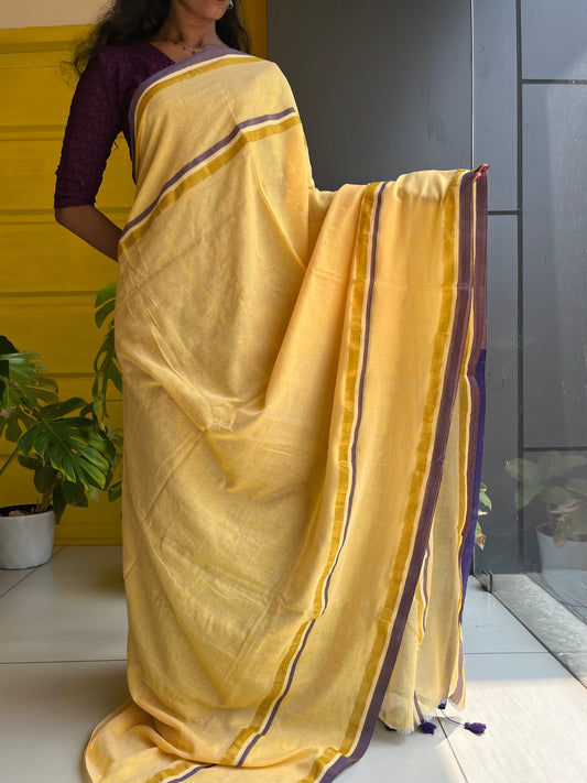 Kerala Mul Cotton Soft Fabric Saree SL215