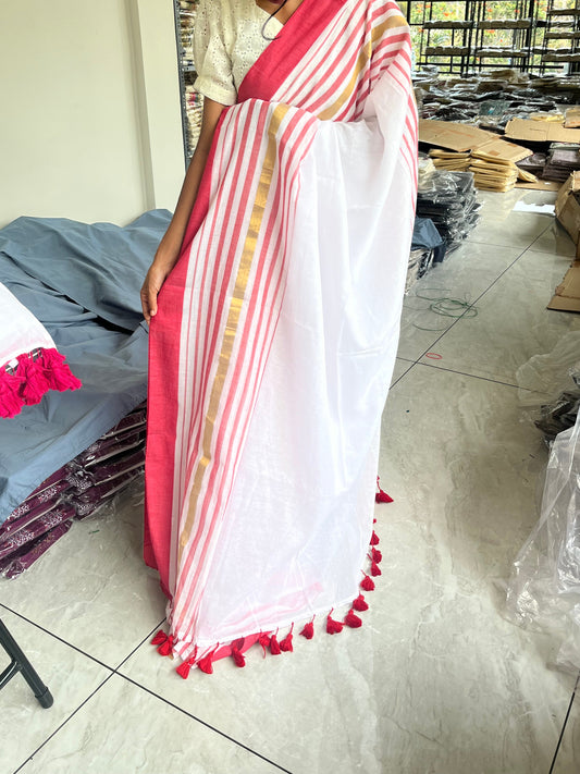 Kerala Mul Cotton Soft Fabric Saree SL215