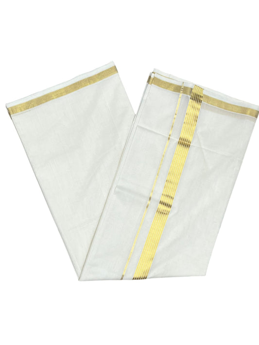 Southloom Super Premium Balaramapuram Handloom Cotton Saree with Gold Kasavu and Gold Border