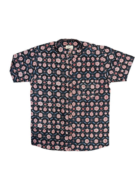 Southloom Jaipur Pure Cotton Printed Shirt For Men (Large)