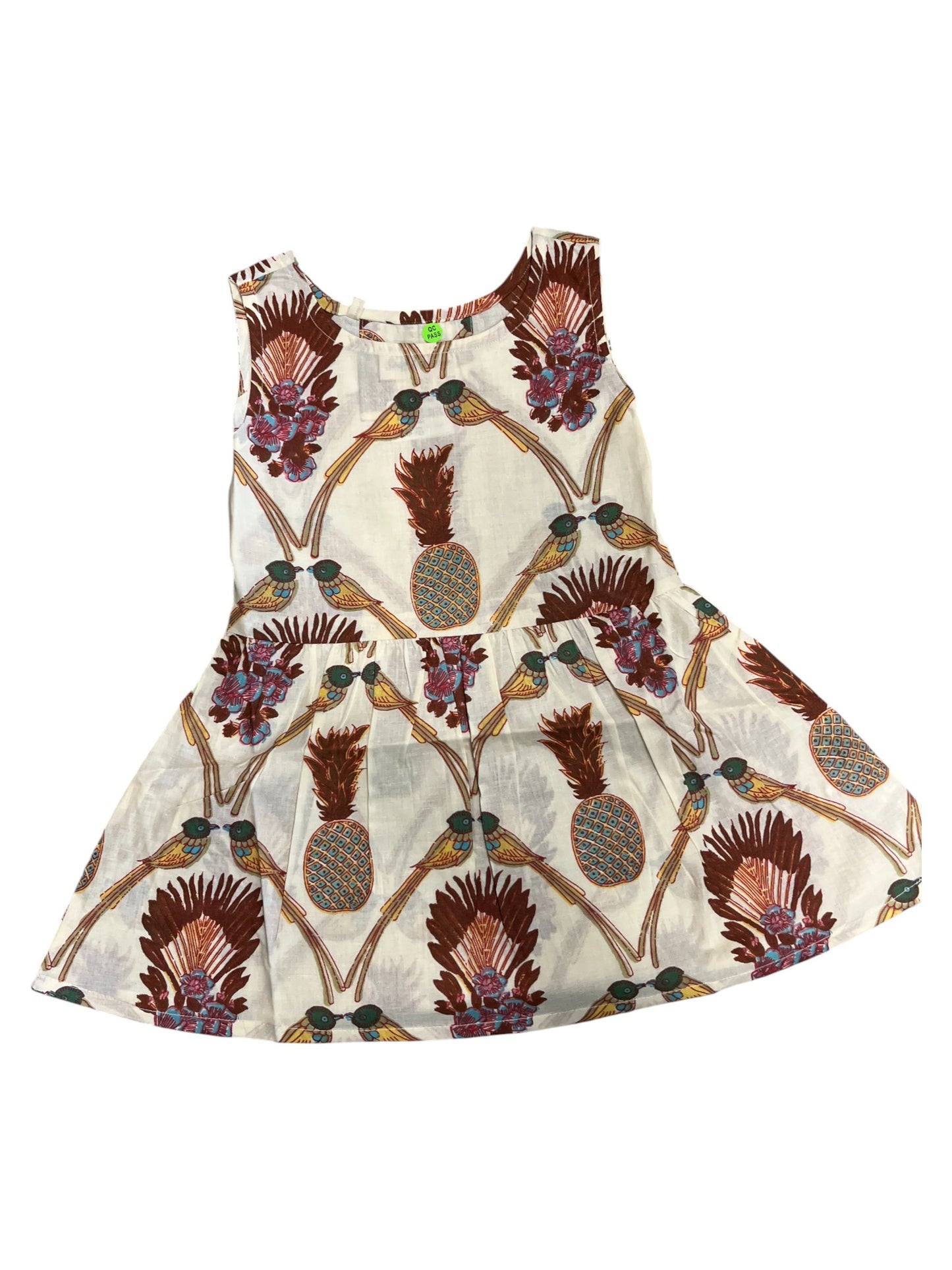 Southloom Pure Cotton Jaipur Printed Frocks for Girls (Age 1-2)