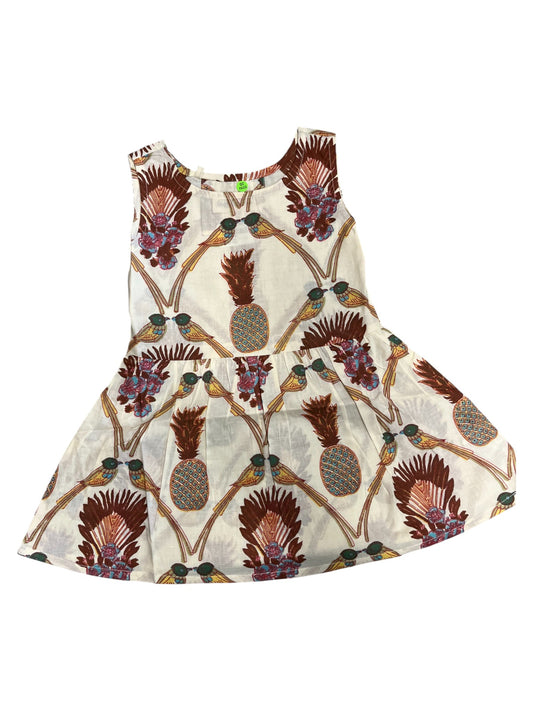 Southloom Pure Cotton Jaipur Printed Frocks for Girls (Age 1-2)