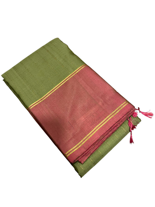 Southloom Pure Handloom Kanchipuram Silk Saree with Butta Work