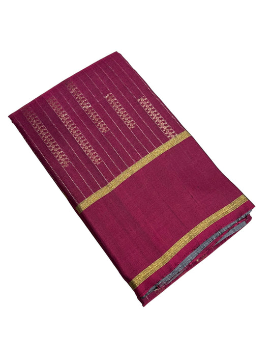Southloom Premium Bridal Handloom Kanchipuram Silk Saree With Korvai Works