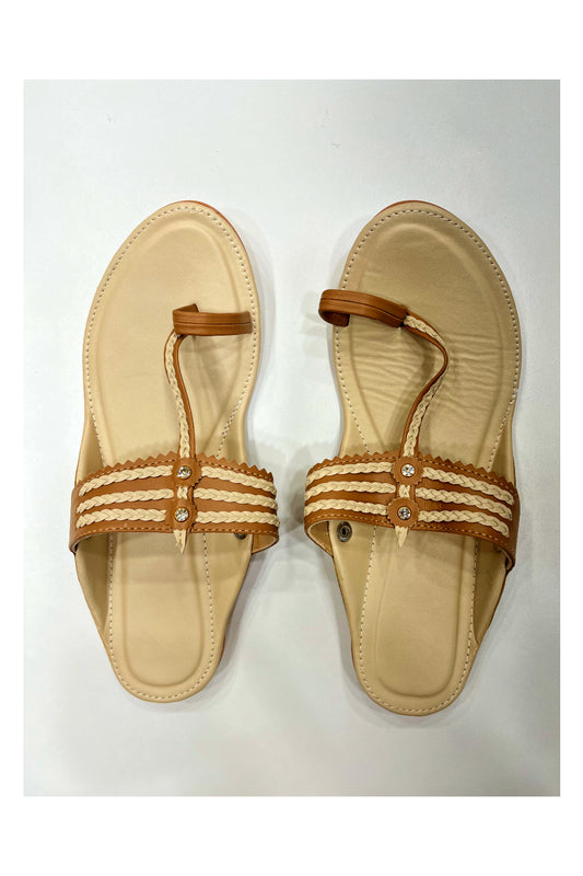 Southloom Jaipur Handmade One Toe Flat Sandals