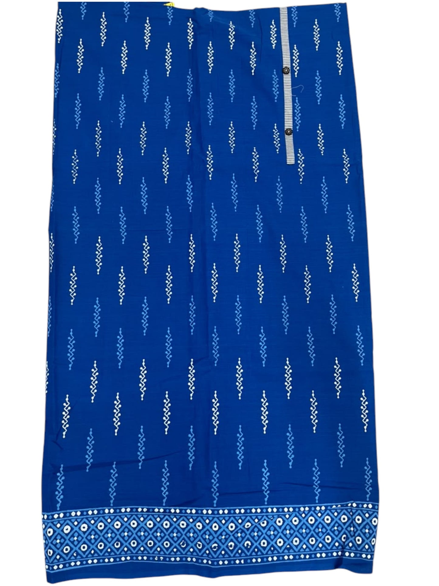 Southloom™ Cotton  3 Piece Blue Salwar Material with Woven  Work