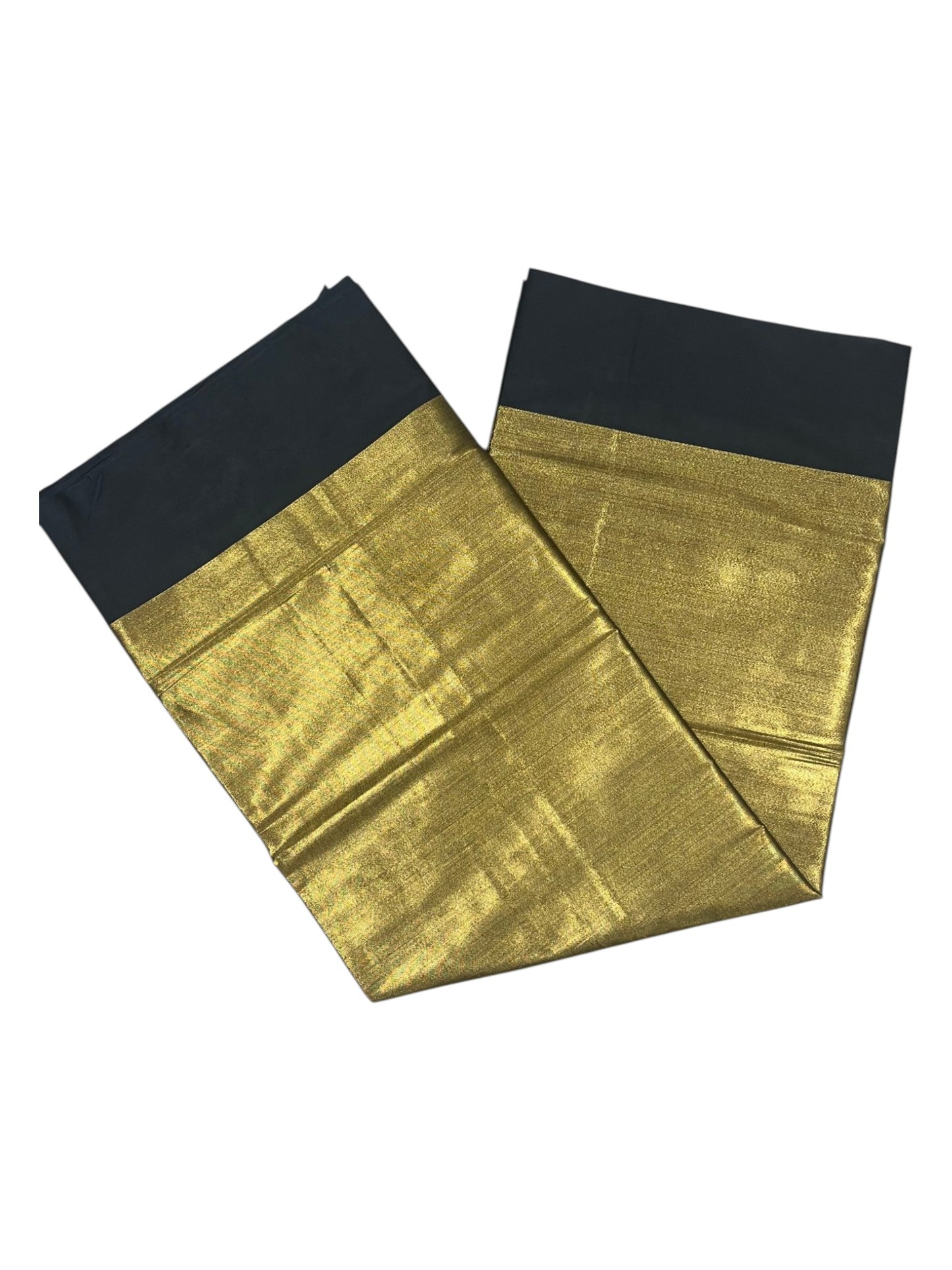 Southloom Special Semi Silk Saree with Golden Body and Black Border