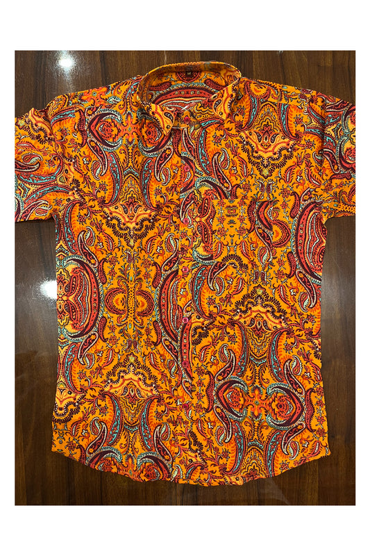 Southloom Jaipur Pure Cotton Block Printed Shirt for Men (Medium)