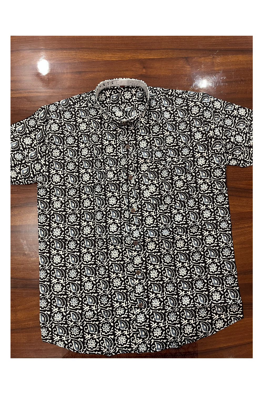 Southloom Jaipur Pure Cotton Printed Shirt For Men (XL)