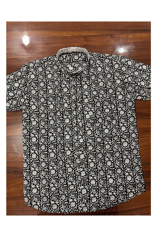 Southloom Jaipur Pure Cotton Printed Shirt For Men (XL)