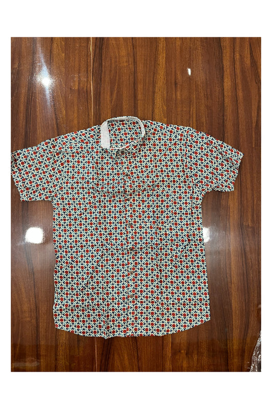 Southloom Jaipur Pure Cotton Printed Shirt For Men (Large)