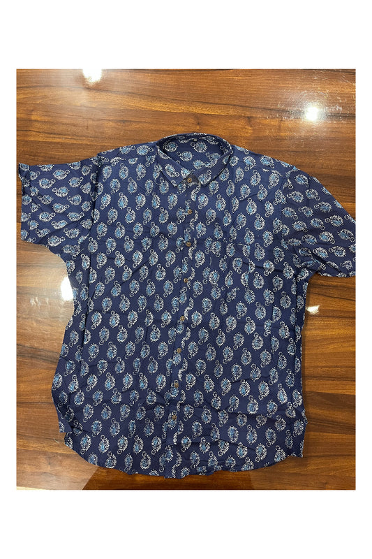 Southloom Jaipur Pure Cotton Printed Shirt For Men (4XL)