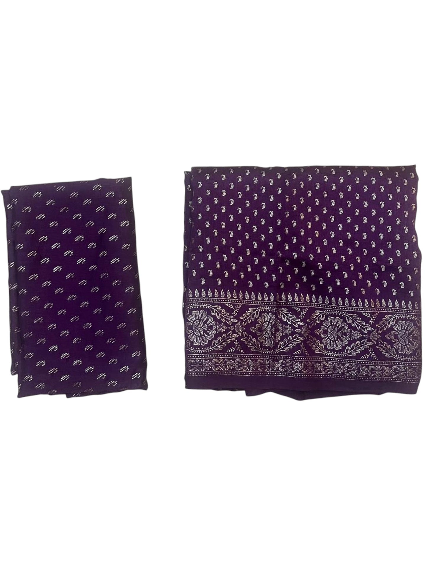 Southloom Semi UnStitched Check Dhavani Set with Pavada and Blouse Piece