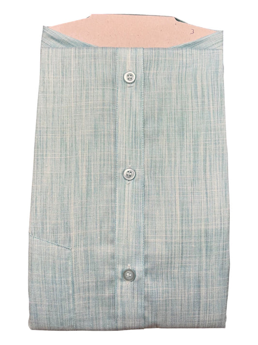 Southloom Pure Cotton Blue plain Shirt (44 FS)