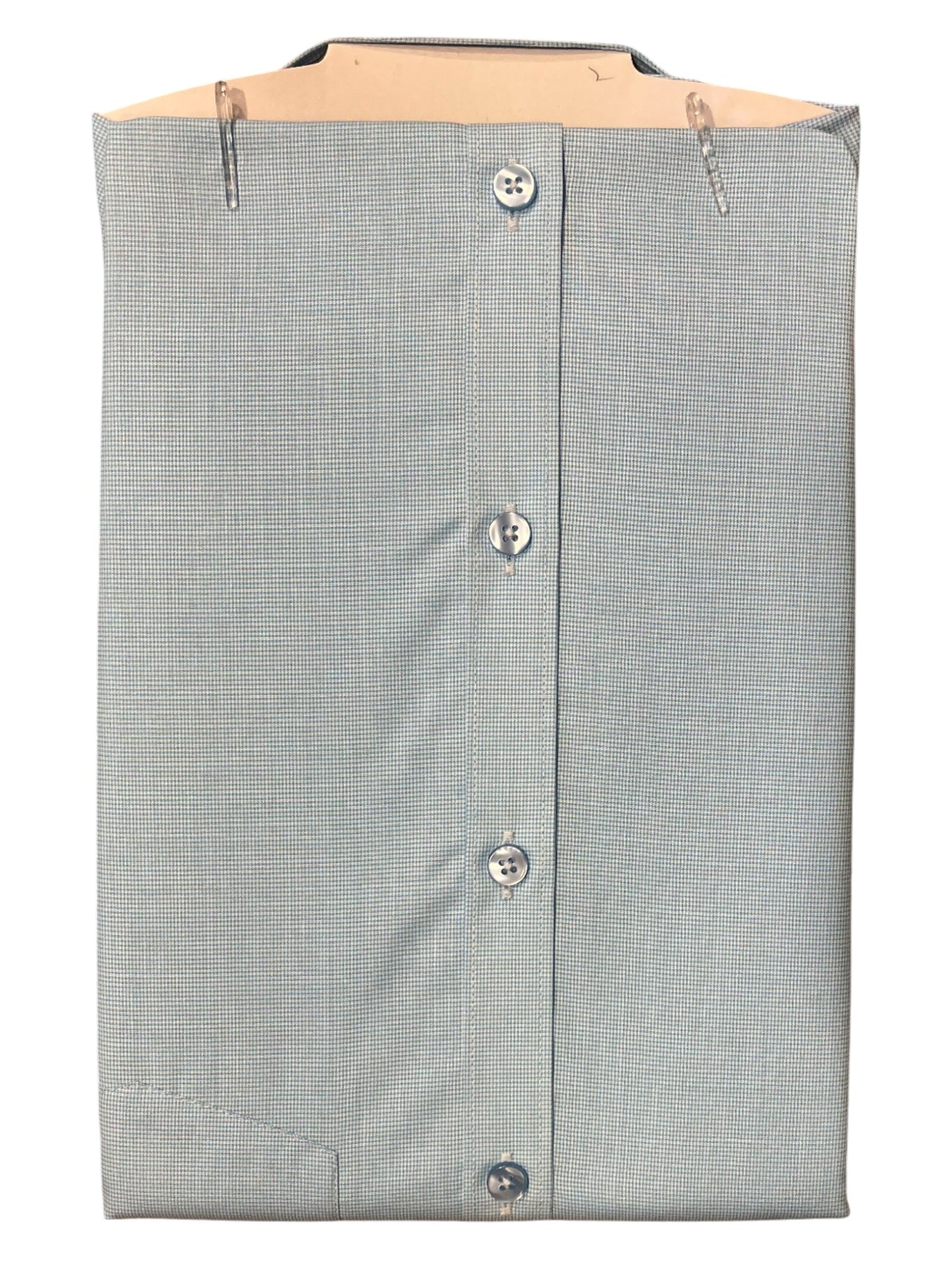 Southloom Pure Cotton Blue Plain Shirt (40 HS)