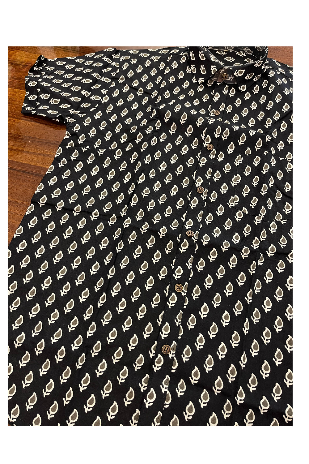 Southloom Jaipur Pure Cotton Printed Shirt For Men (Medium)