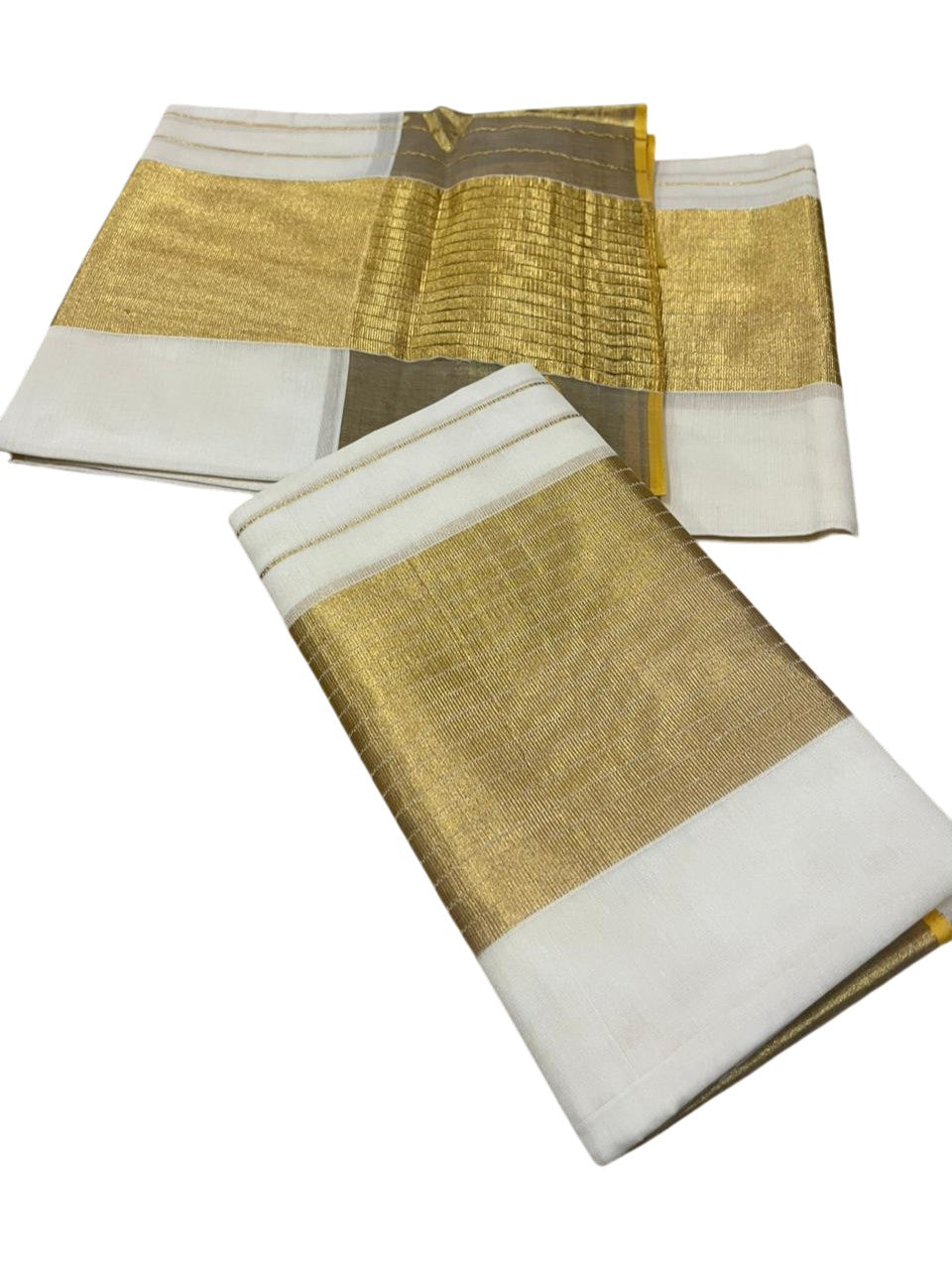 Kerala Cotton Handloom Replica Set Mundu (2.80 Mtrs) SL341