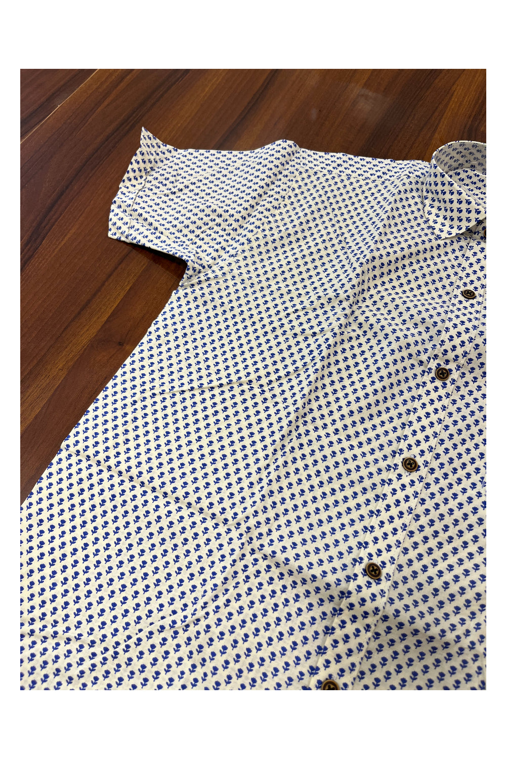 Southloom Jaipur Pure Cotton Printed Shirt For Men (Medium)