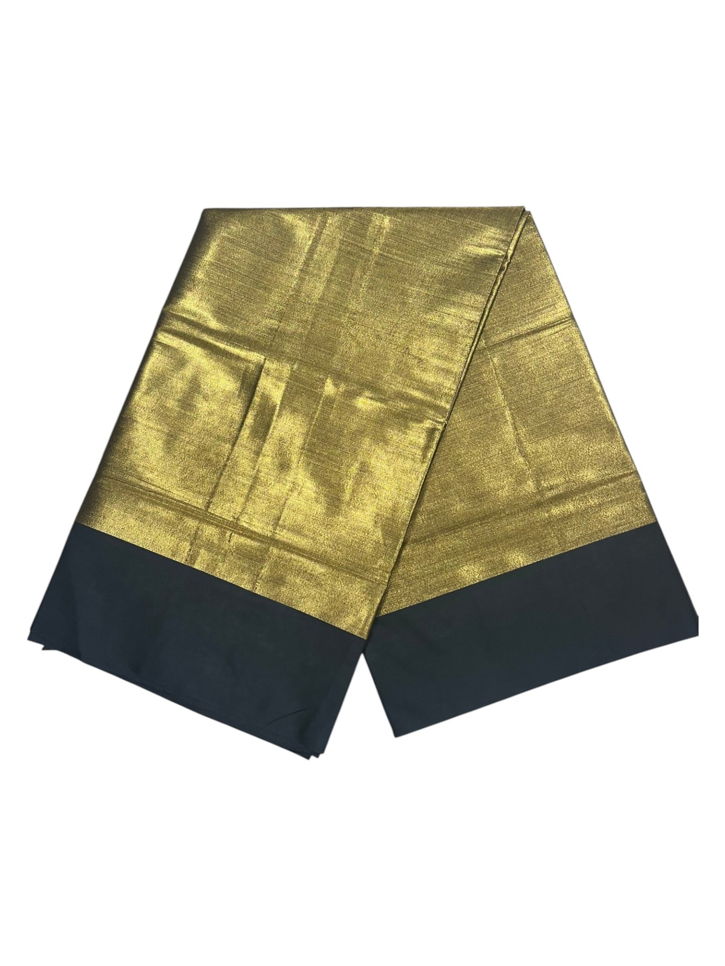 Southloom Special Semi Silk Saree with Golden Body and Black Border
