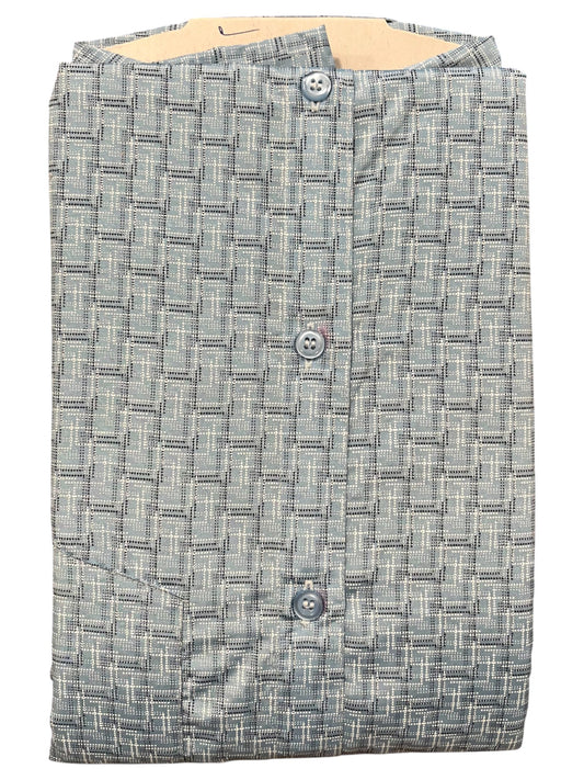 Southloom Pure Cotton Grey Printed Shirt (48 FS)