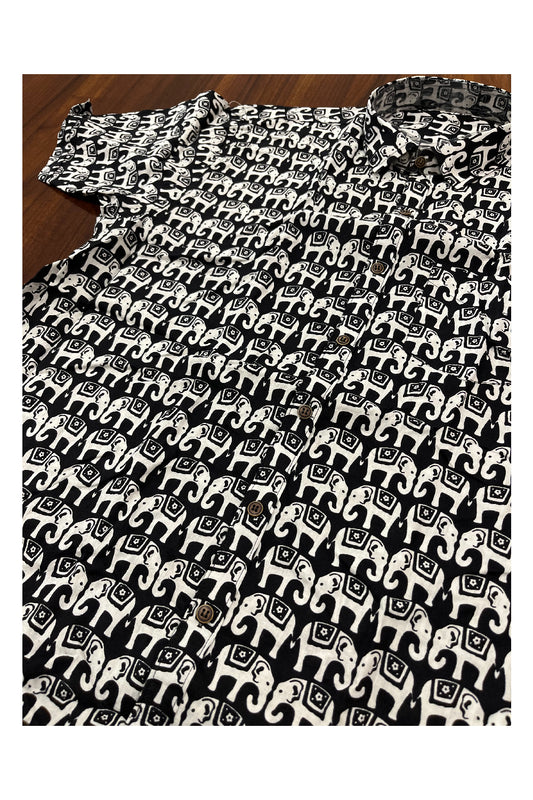 Southlooom Jaipur Pure Cotton Printed Shirt For Men (4XL)