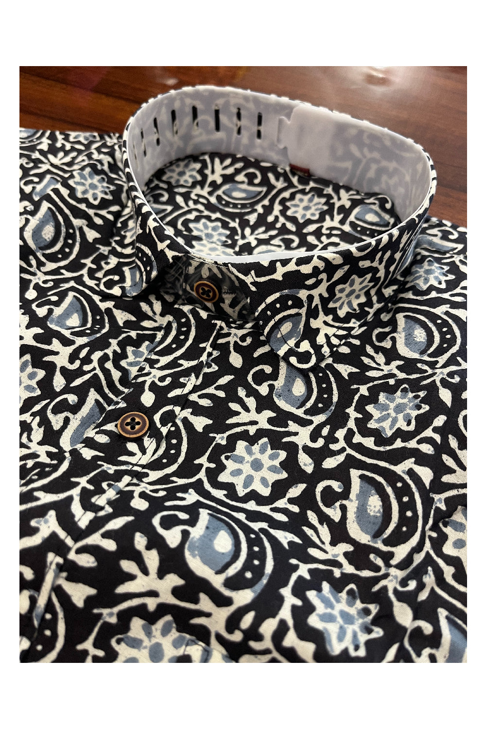 Southloom Jaipur Pure Cotton Printed Shirt For Men (XL)