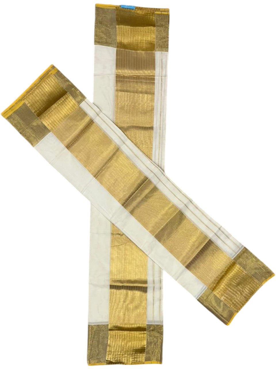 Kerala Cotton Handloom Replica Set Mundu (2.80 Mtrs) SL341