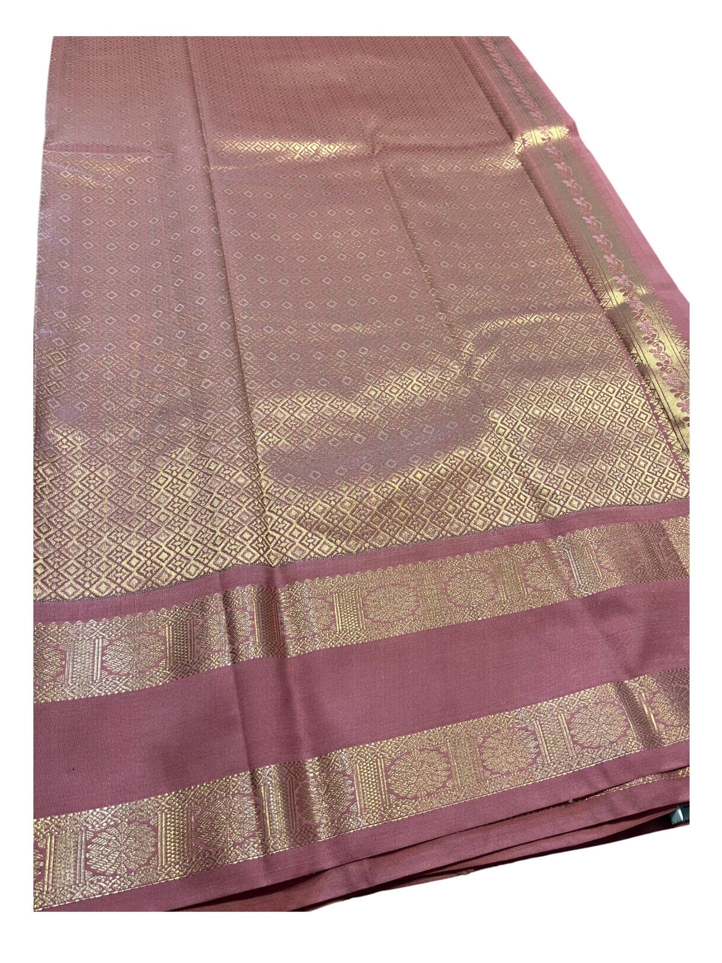 Southloom Banarasi Semi Silk Saree with Woven Work on Body (Green)