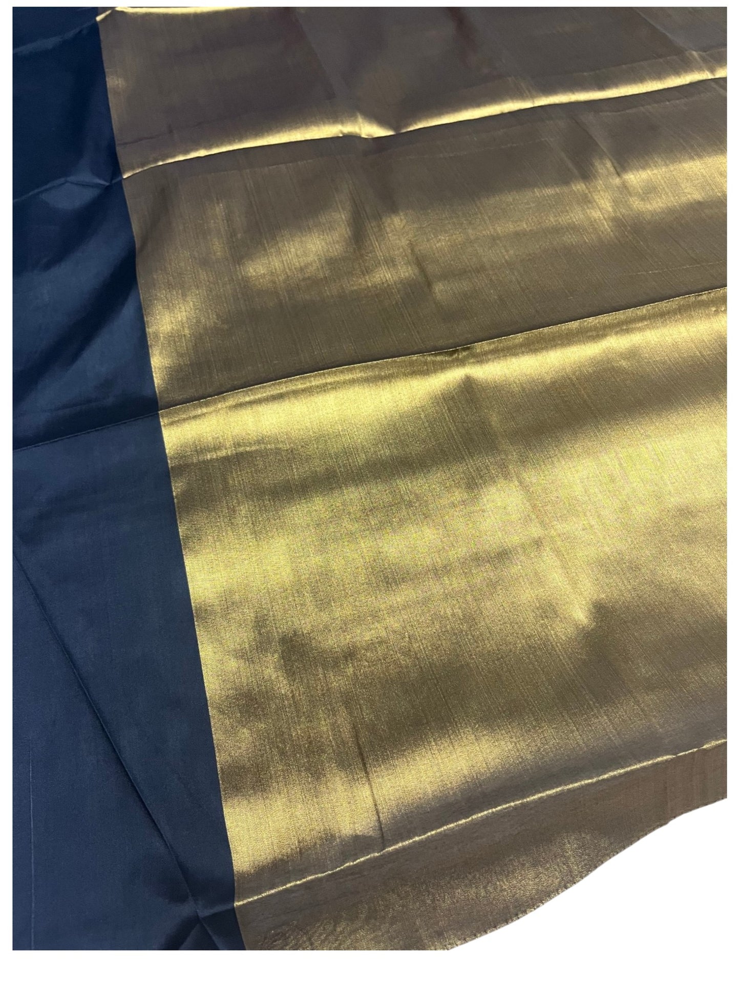 Southloom Special Semi Silk Saree with Golden Body and Black Border