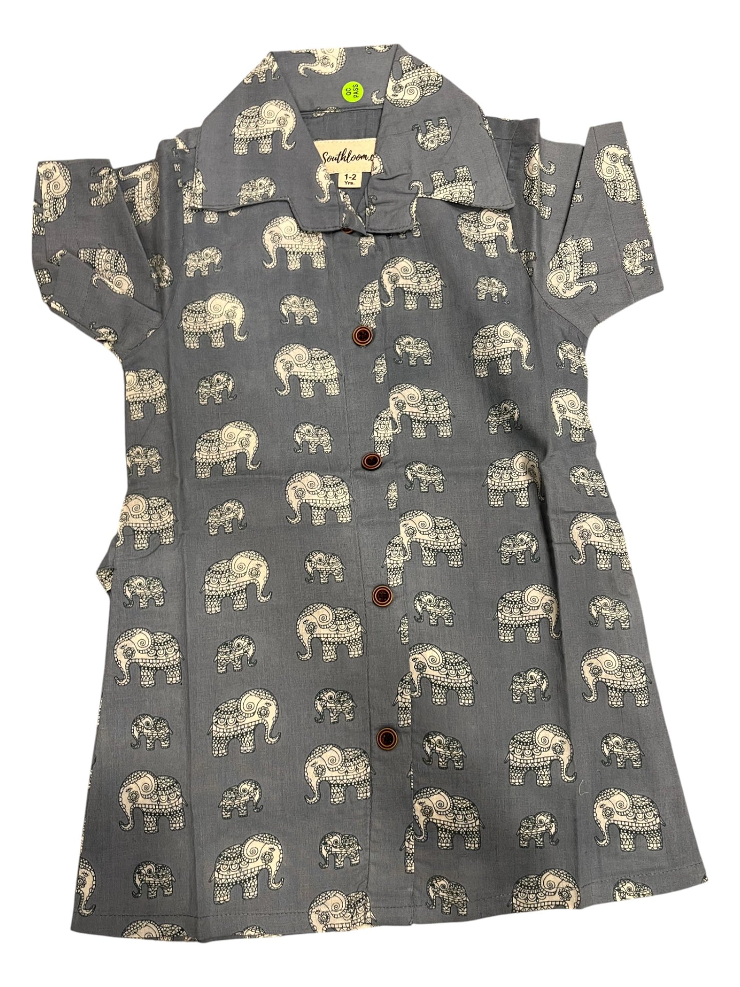 Southloom Pure Cotton Jaipur Printed Frocks for Girls (Age 1-2)