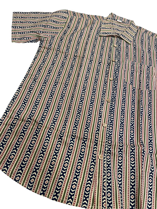 Southloom Jaipur Pure Cotton Printed Shirt For Men (3XL)