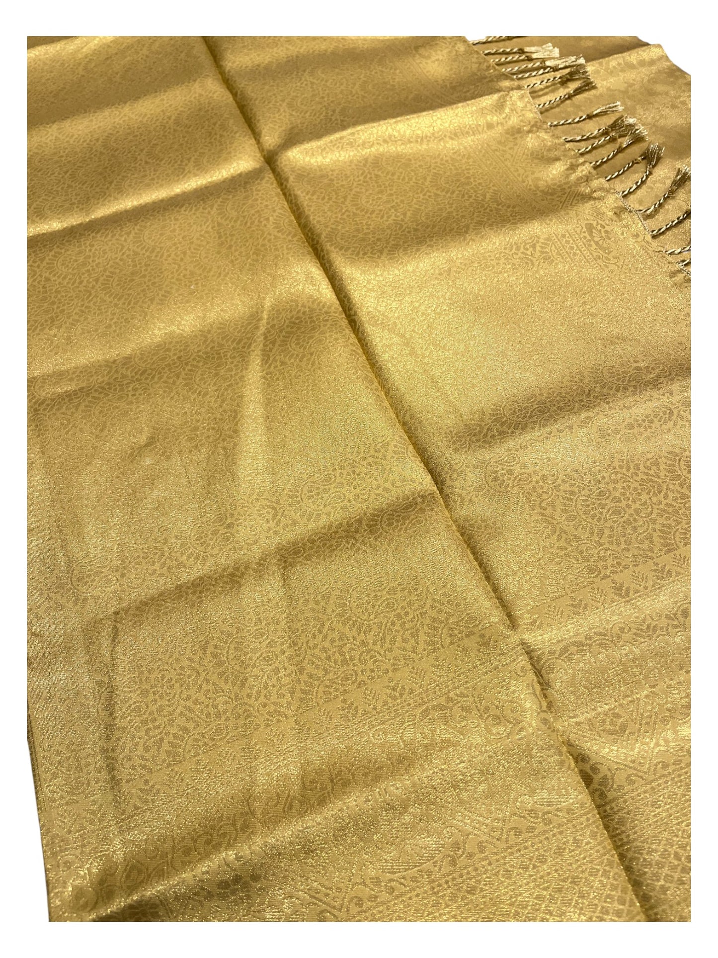 Southloom Tissu Semi Silk Saree with Golden Work on Body