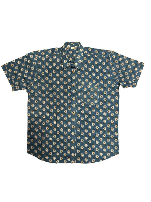 Southloom Jaipur Pure Cotton Printed Shirt For Men (4XL)