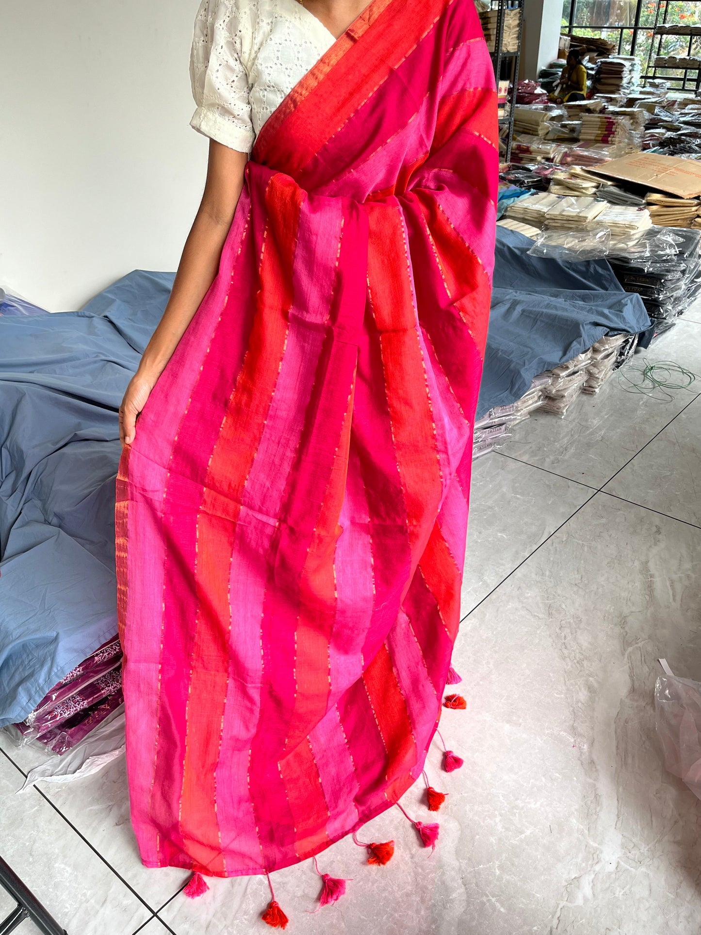 Kerala Mul Cotton Soft Fabric Saree SL215