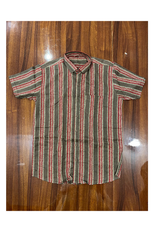 Southloom Jaipur Pure Cotton Printed Shirt For Men (Large)