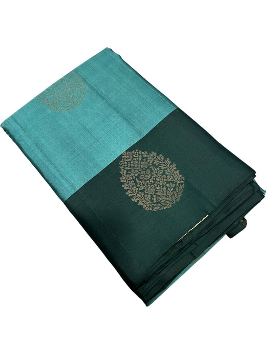 Southloom Pure Handloom Kanchipuram Silk Saree with Butta Work