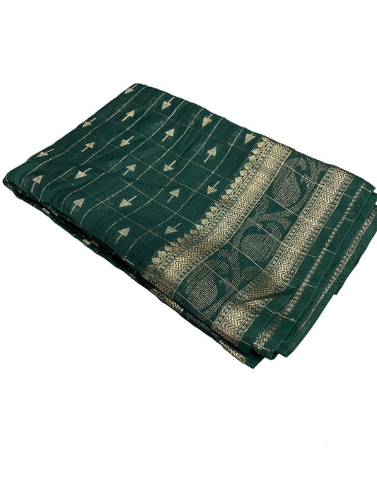 Southloom Georgete Banarasi Silk Saree with Woven Work on Body and Borders