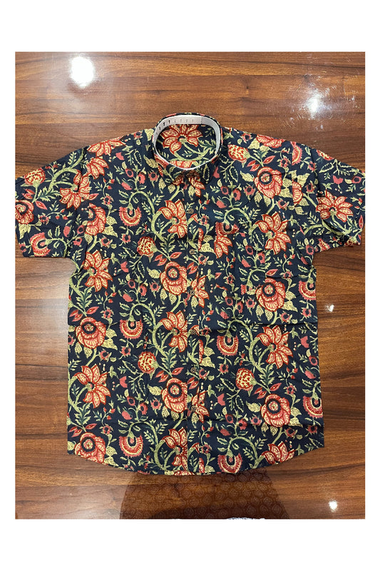 Southloom Jaipur Pure Cotton Printed Shirt For Men (Large)