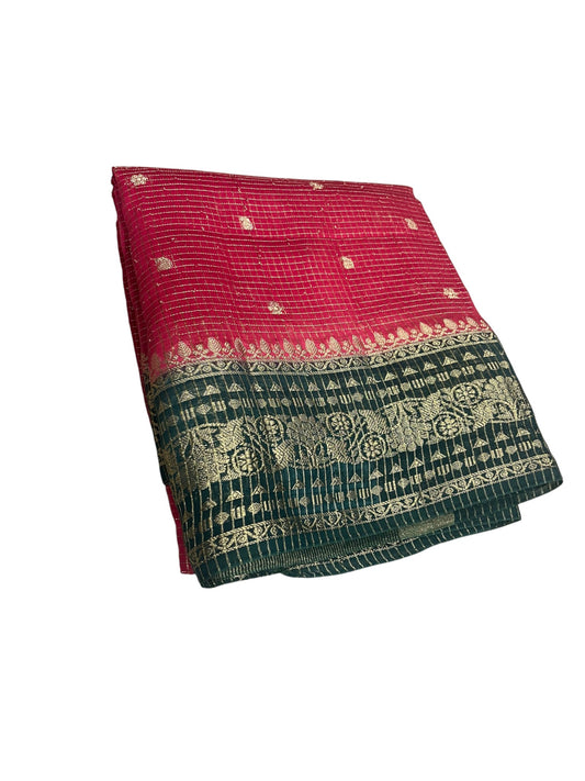 Southloom Banarasi Semi Silk Saree with Woven Work on Body