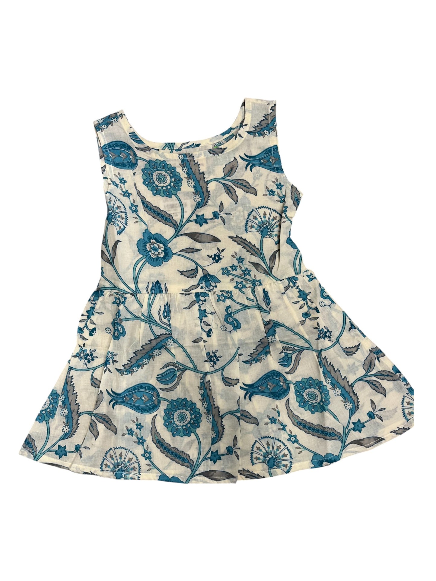 Southloom Pure Cotton Jaipur Printed Frocks for Girls (Age 1-2)