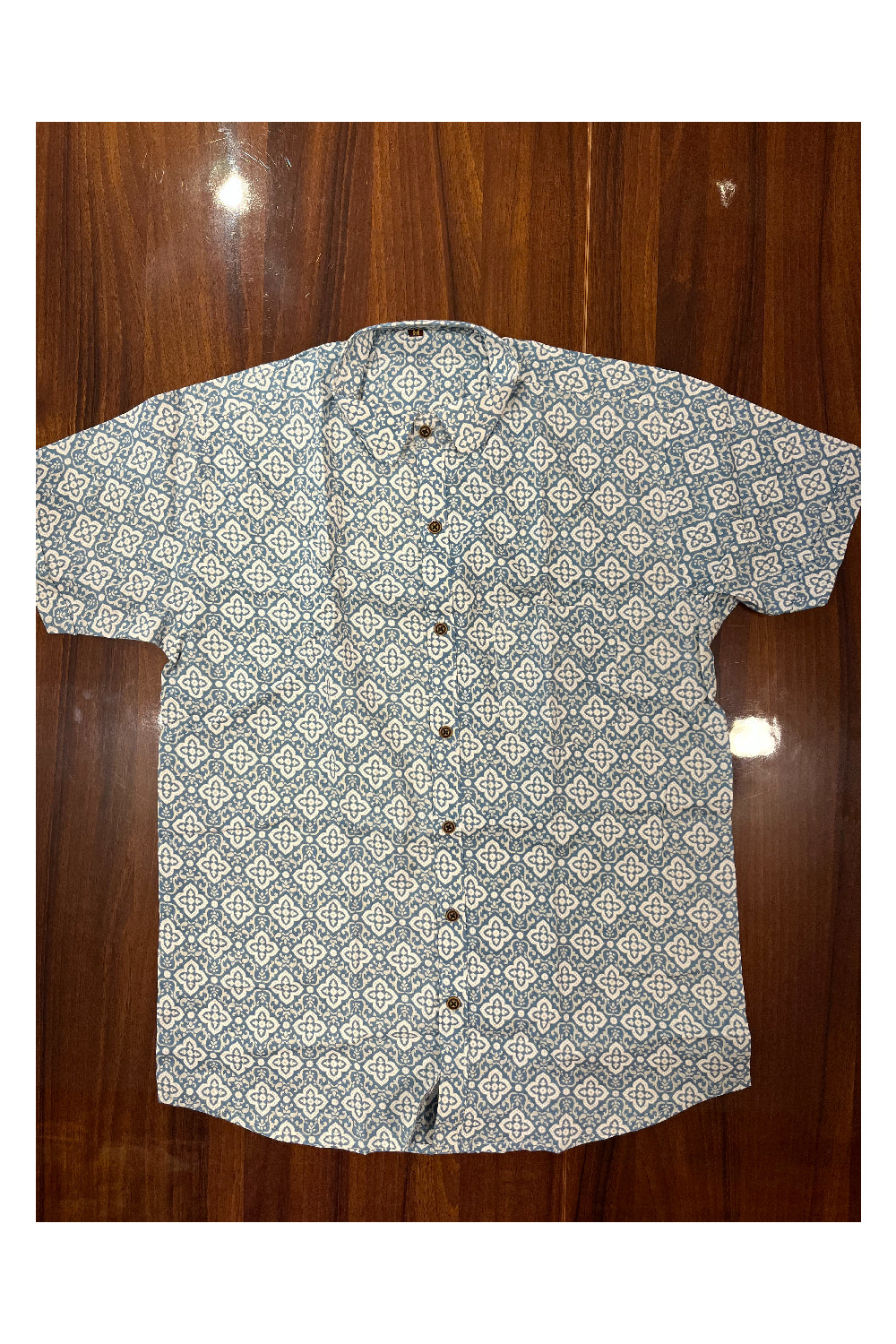 Southloom Jaipur Pure Cotton Printed Shirt For Men (Medium)