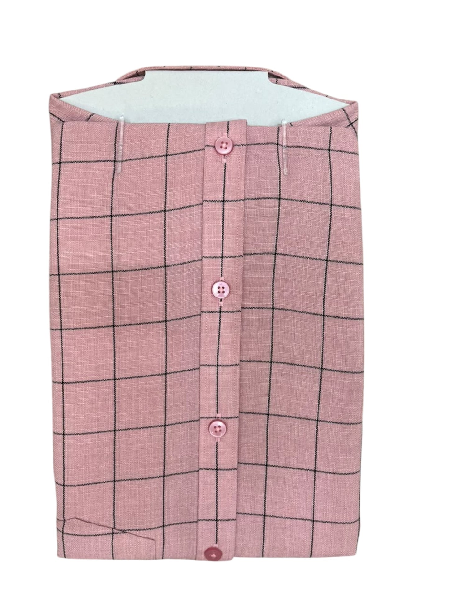 Southloom Pure Cotton Pink Check Shirt SLSHIRT 40HS
