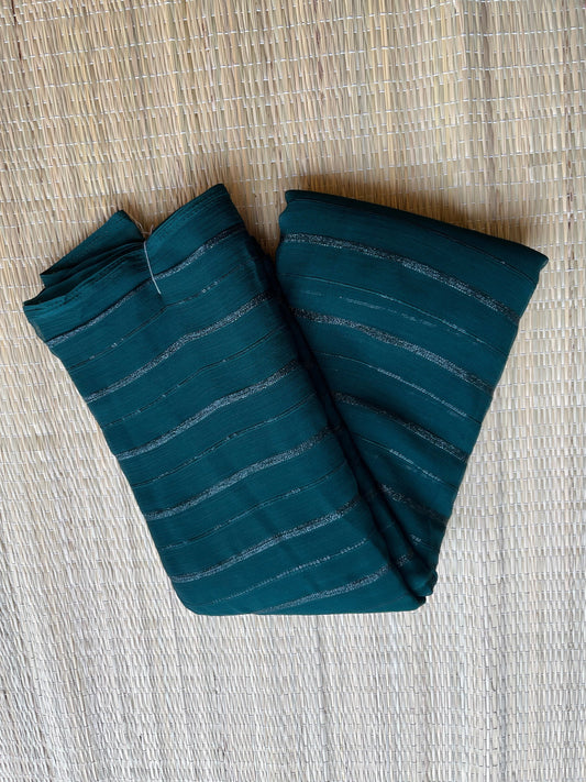 Vichithra Silks Green Colour Saree SL191