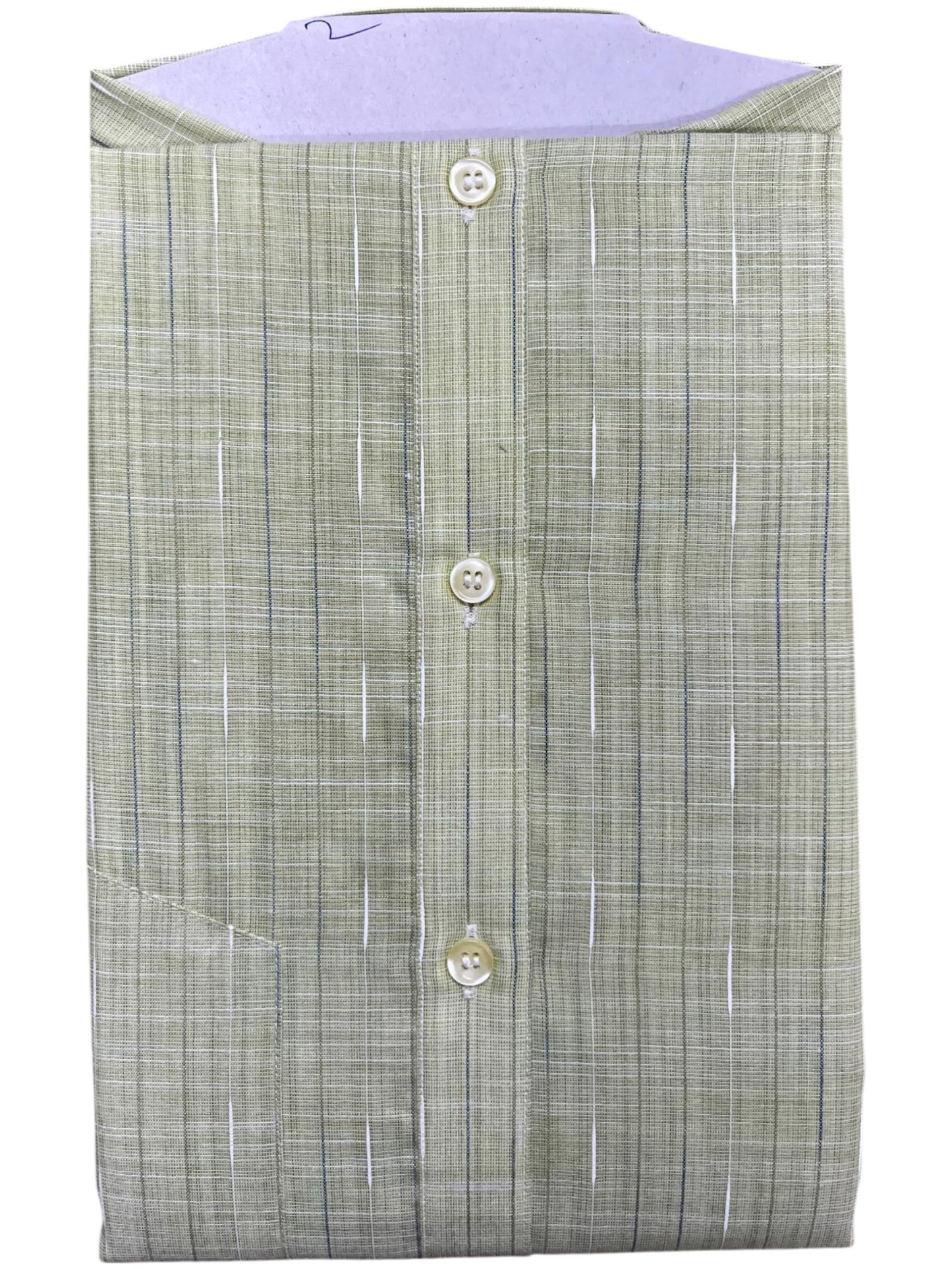 Southloom Pure Cotton Green Plain Shirt SLSHIRT 46 HS