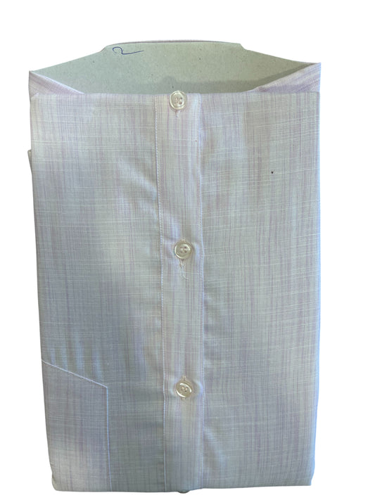Pure Cotton Peach Plain Shirt (46 FS)