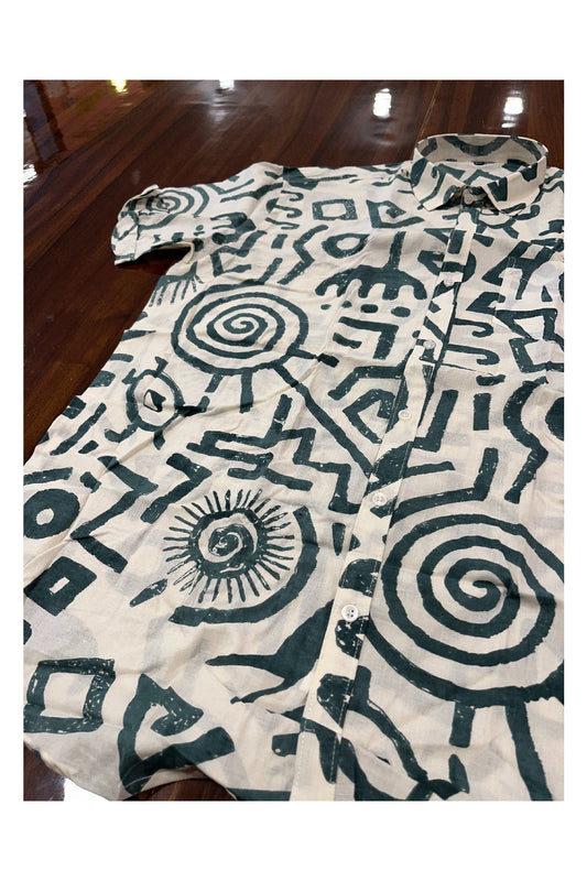 Southloom Jaipur Pure Cotton Printed Shirt For Men (5XL)