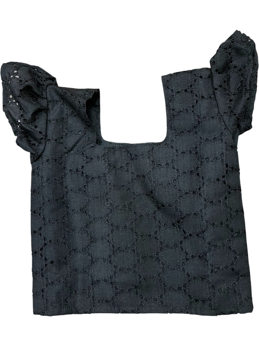 Southloom Kerala Tissue Kasavu Pavada Blouse  for Kids