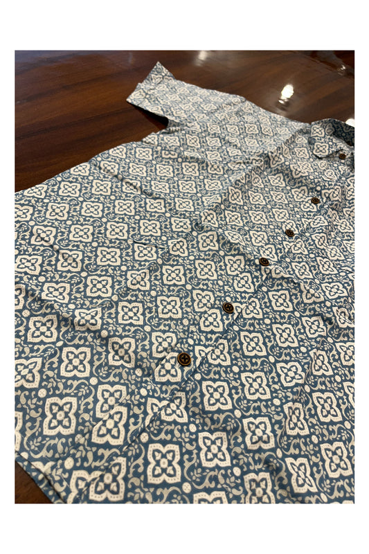 Southloom Jaipur Pure Cotton Printed Shirt For Men (Medium)