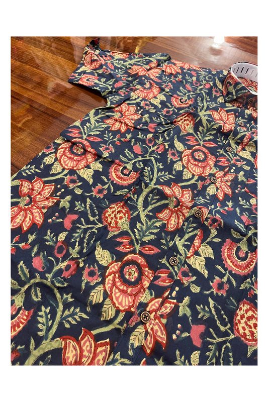 Southloom Jaipur Pure Cotton Printed Shirt For Men (Large)