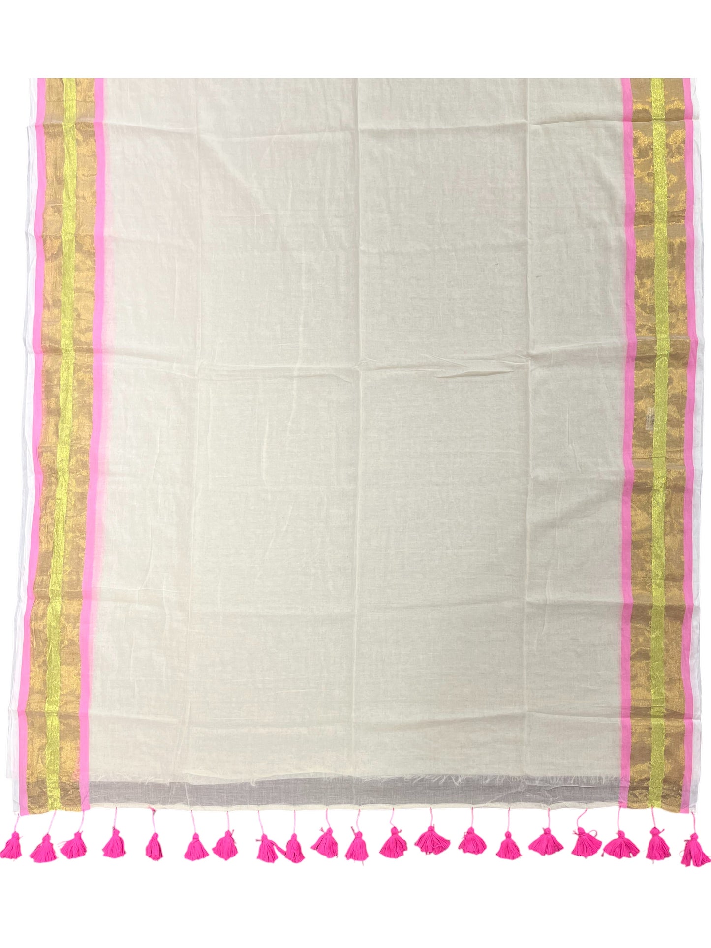 Southloom Mul Cotton 120 x 120 Soft Fabric Saree in Pink Colour